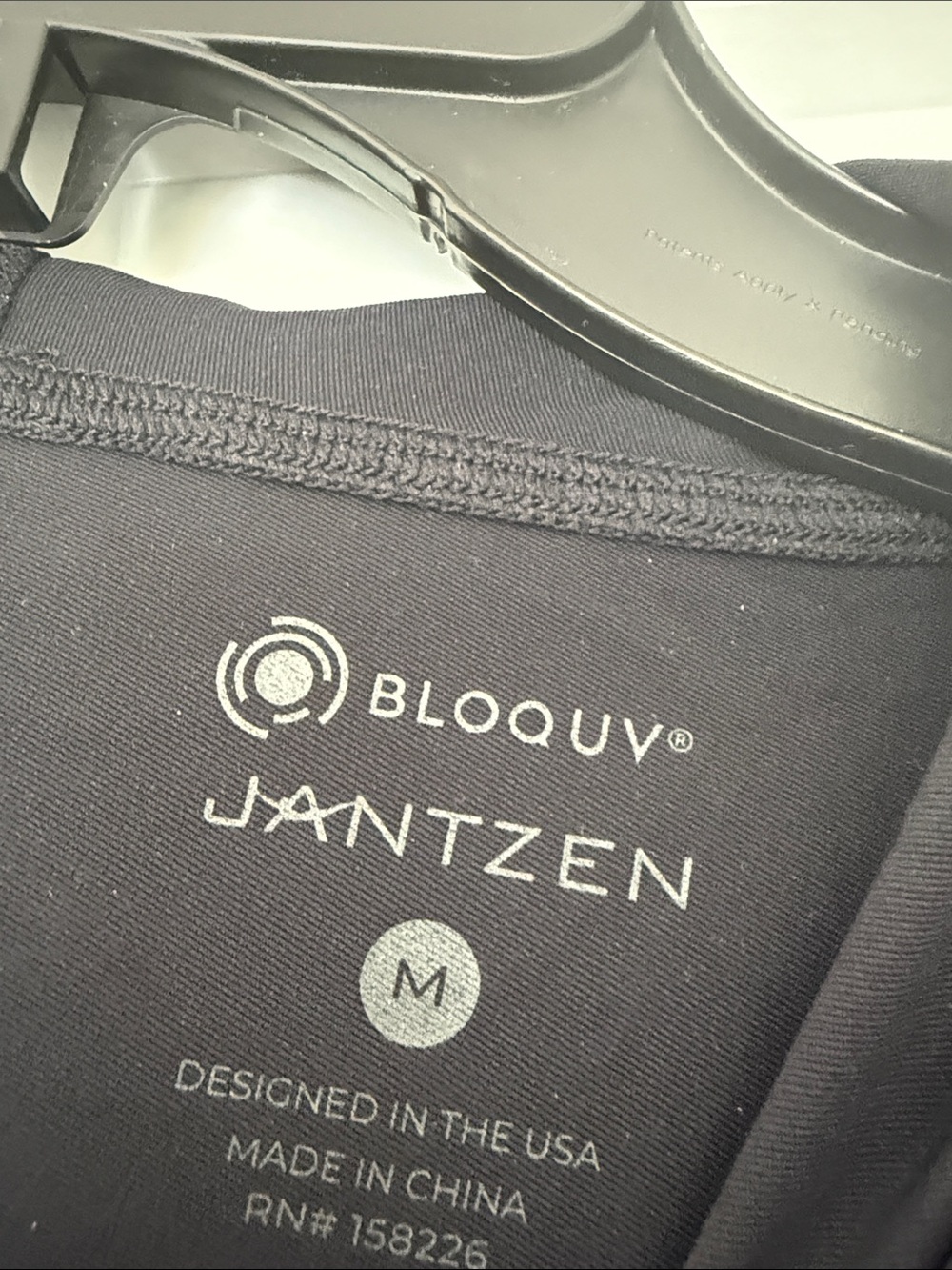 Jantzen Black and White Hooded Swim Coverup - Picture 5 of 6